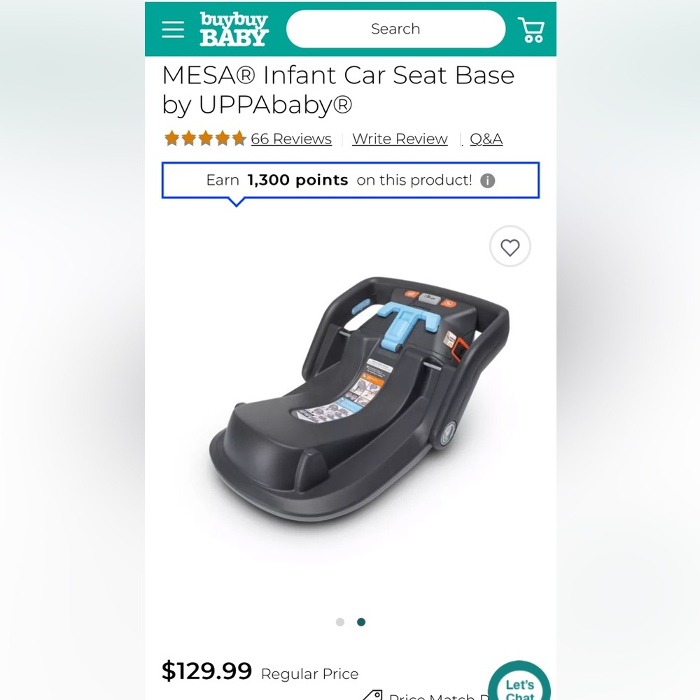 Uppababy car seat base